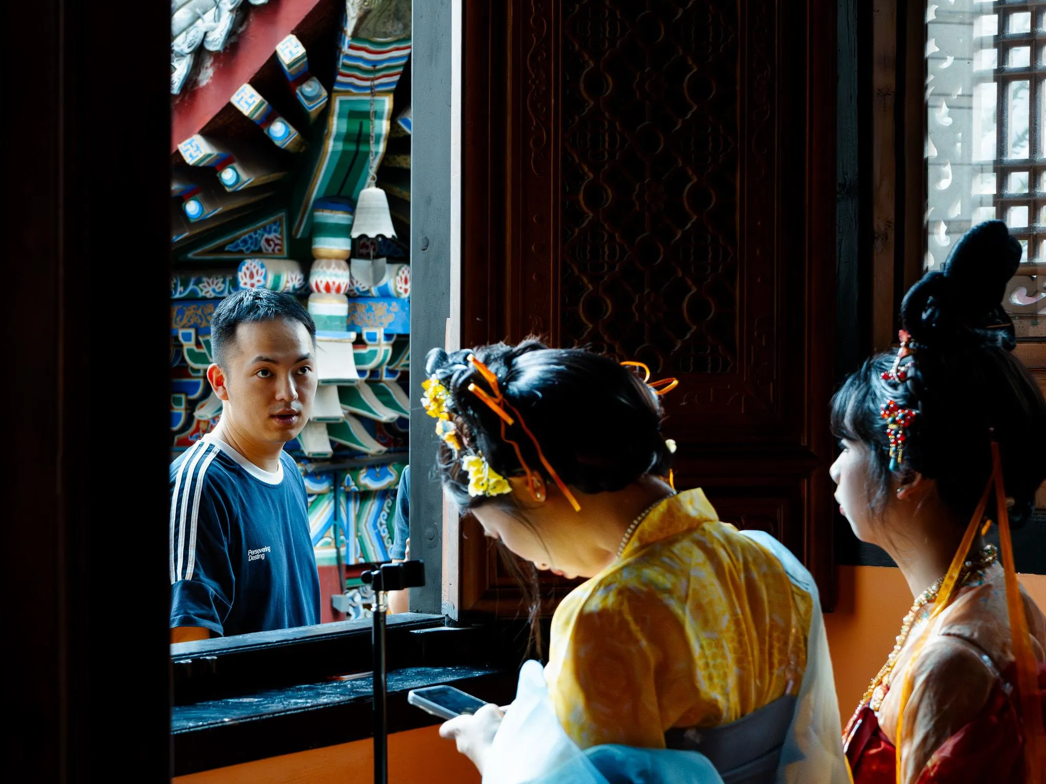 Costumes at the temple