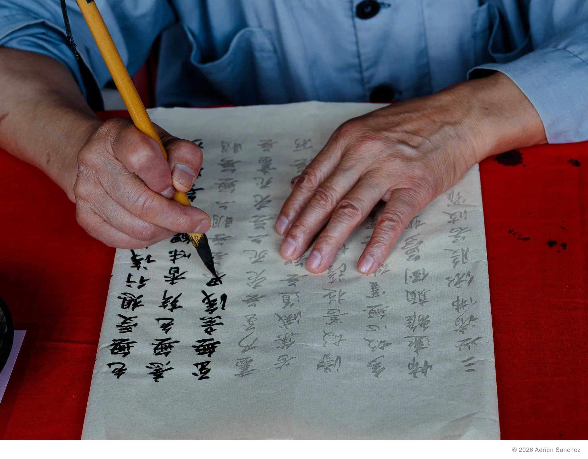 Calligraphy hands
