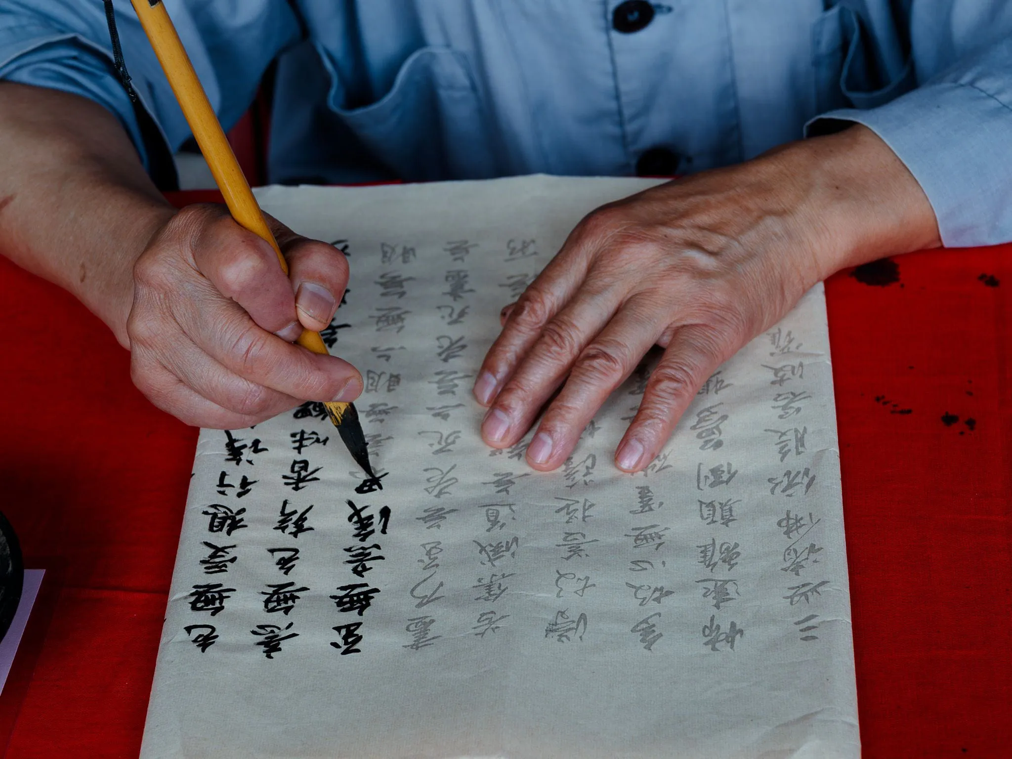 Calligraphy hands