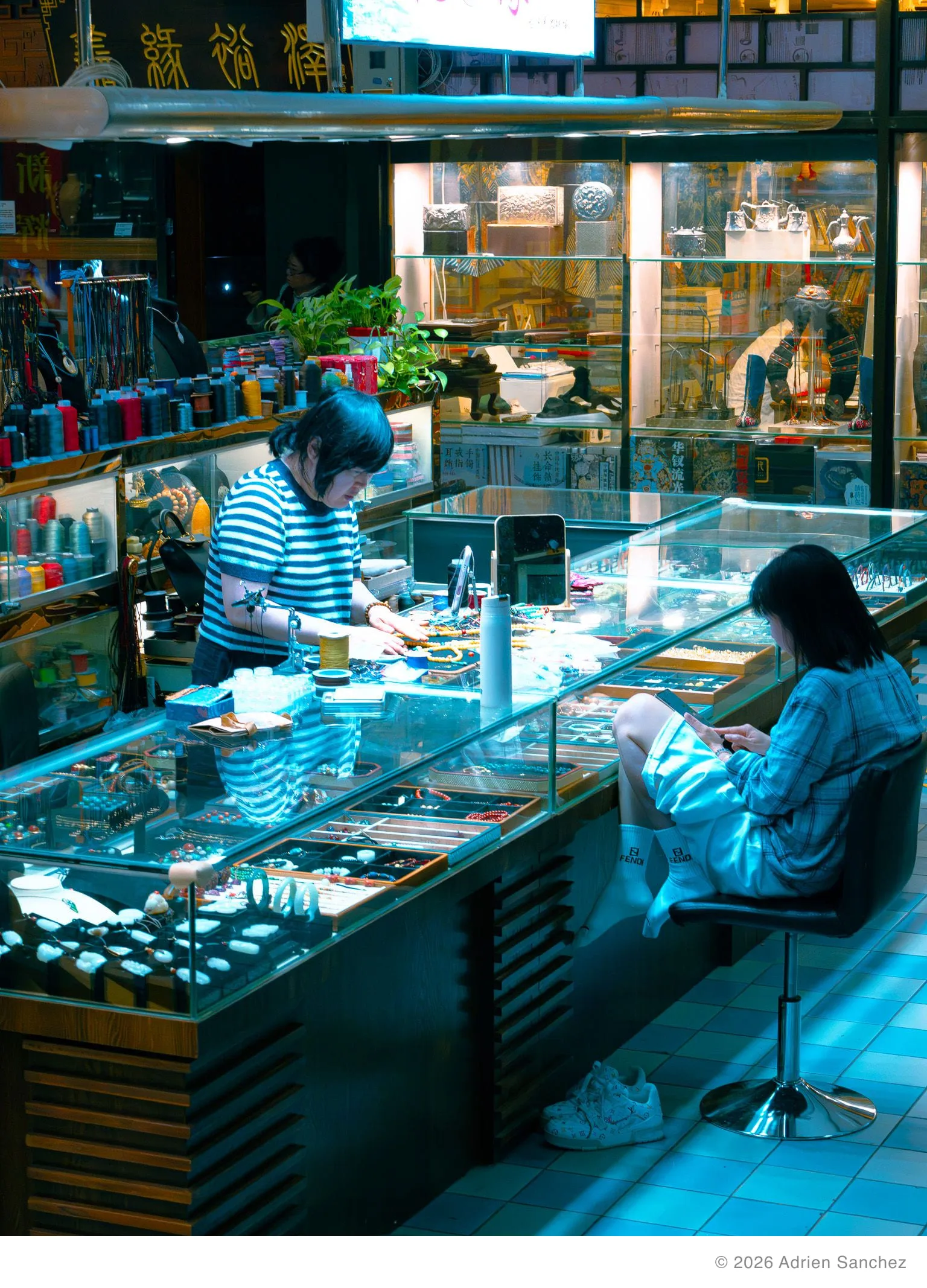 Jewellery counter