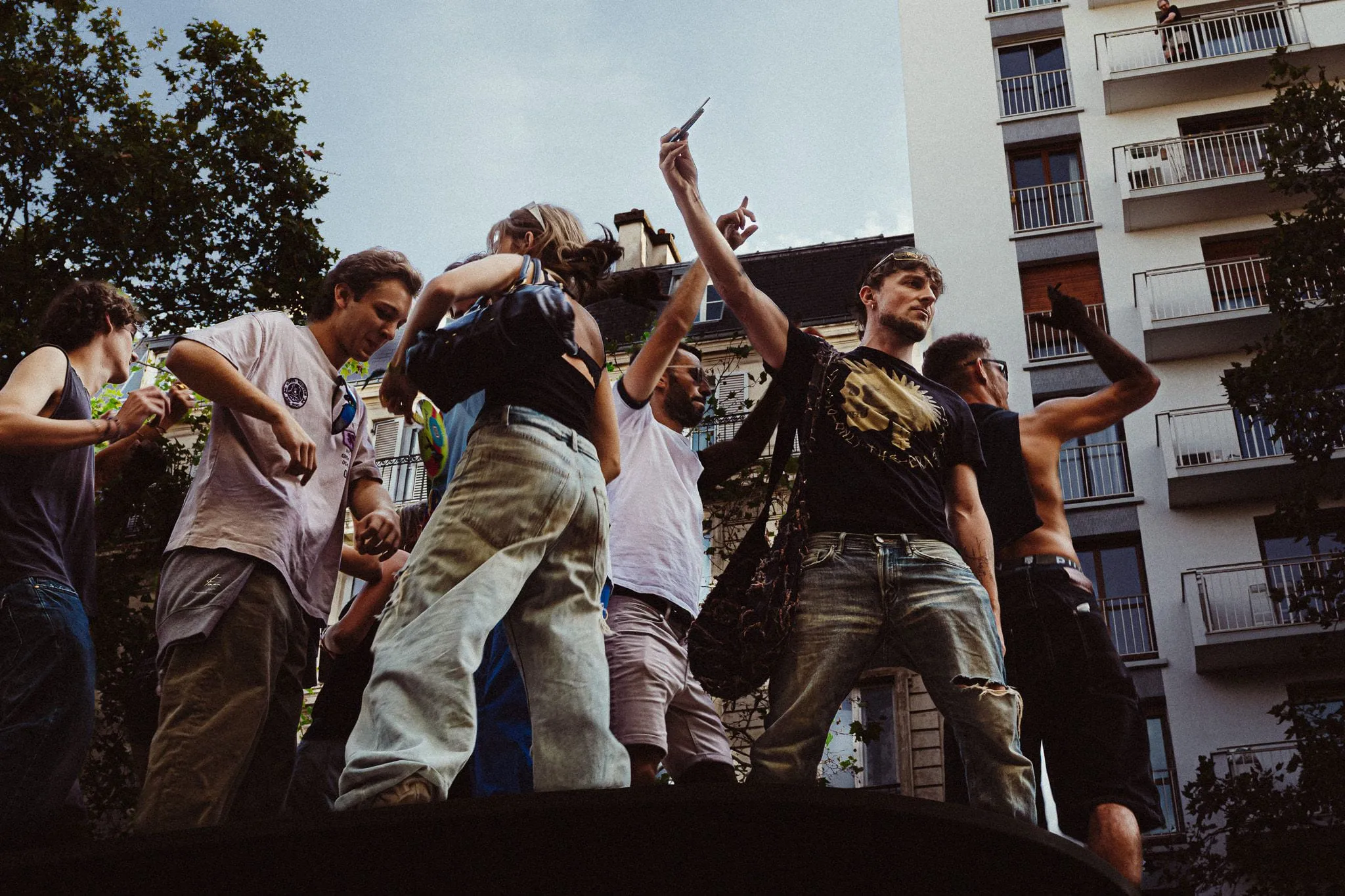 Dancing on the roof