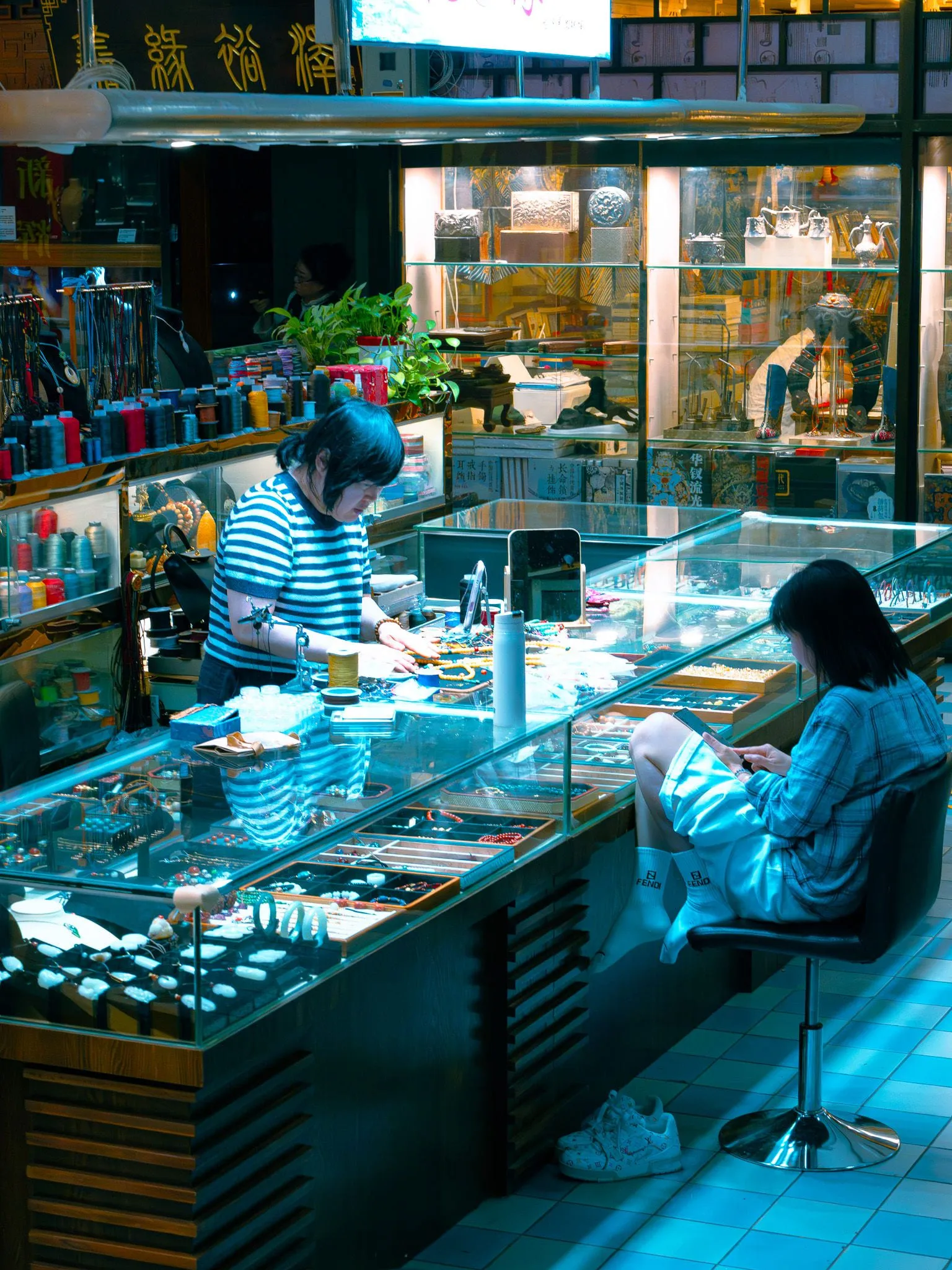 Jewellery counter