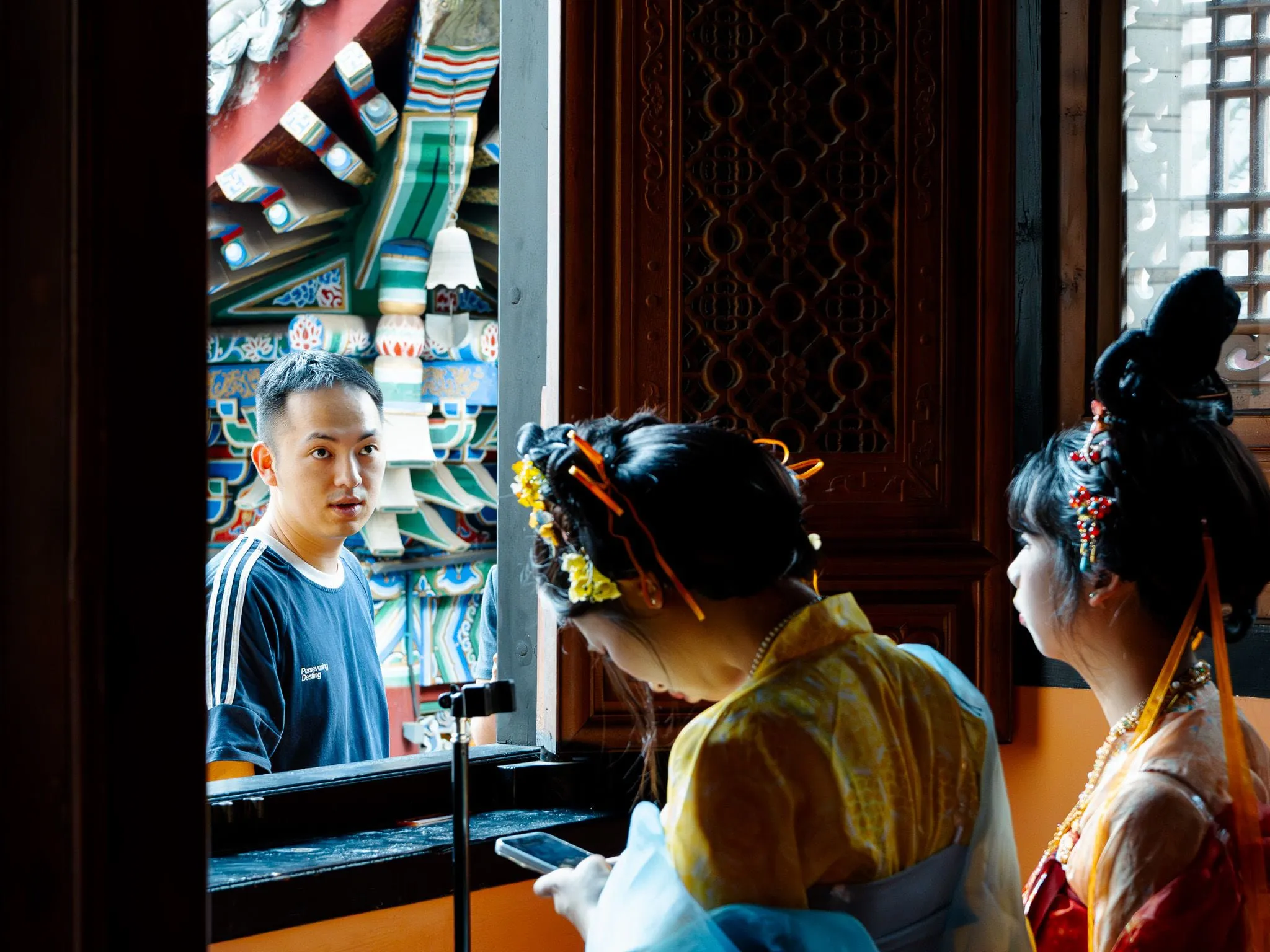 Costumes at the temple
