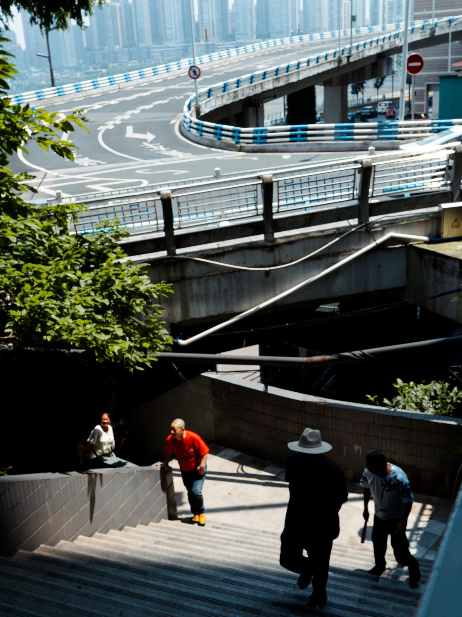 Interchange steps