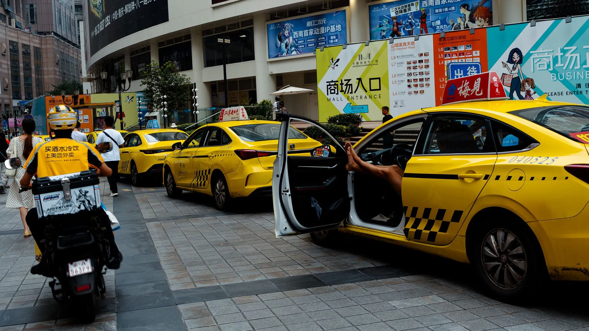 Yellow taxis