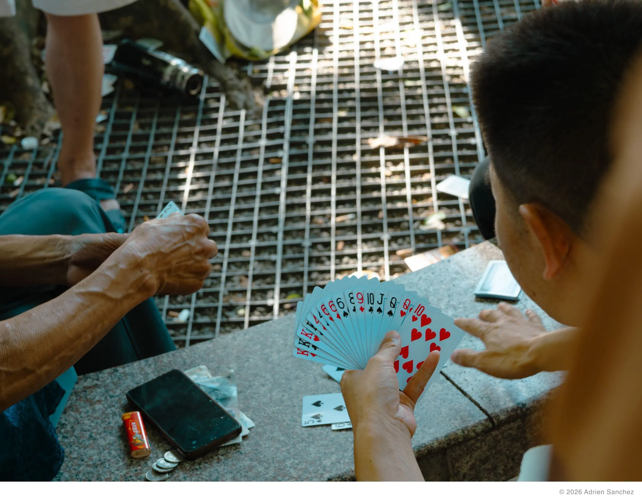 A hand of cards