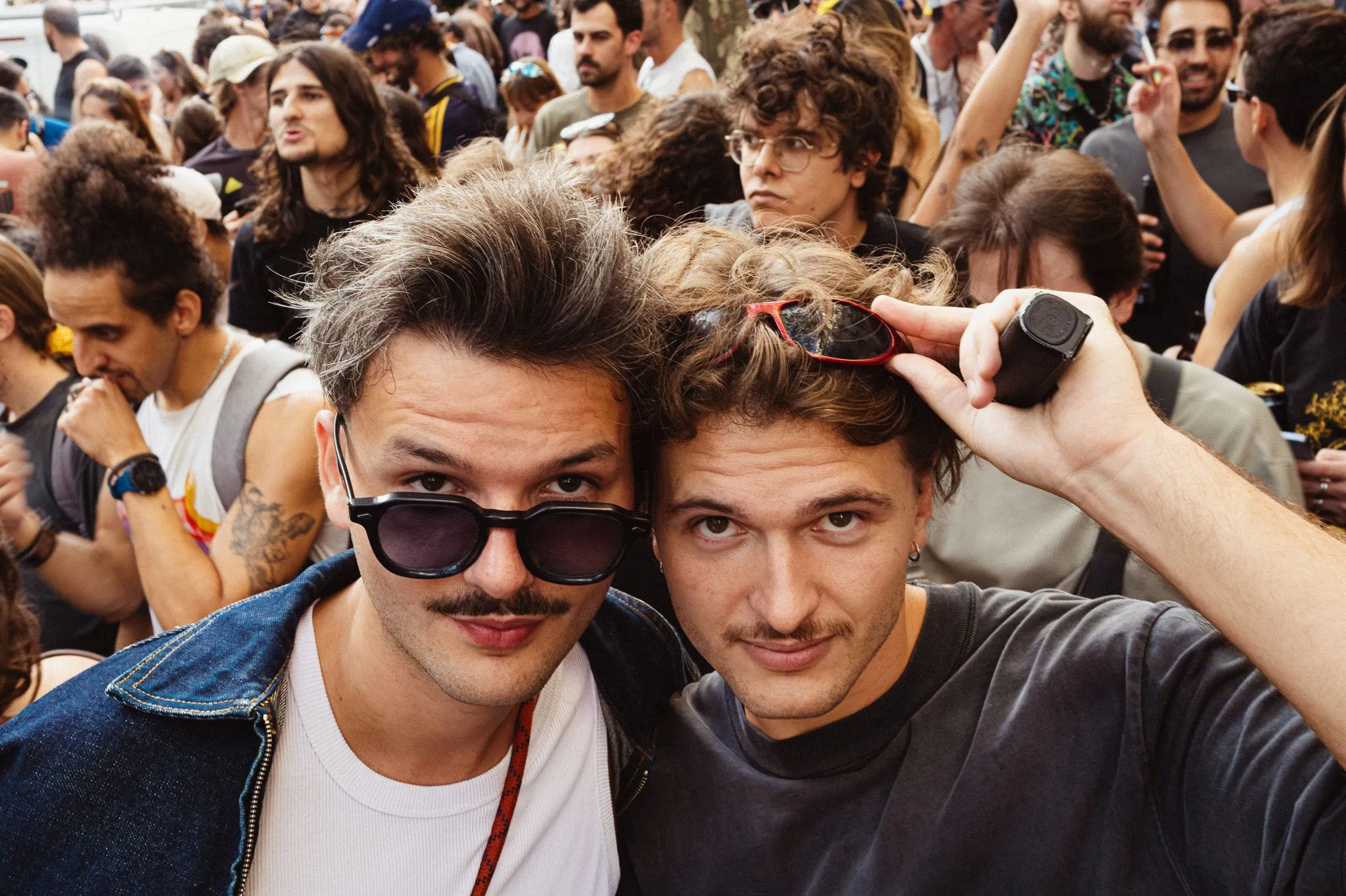 Two moustaches